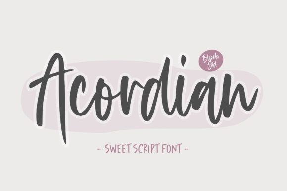 Acordian Font: A Creative Typeface for Makers and Sellers