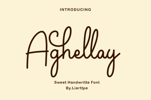 Aghellay Font: A Vintage Script for Digital Branding