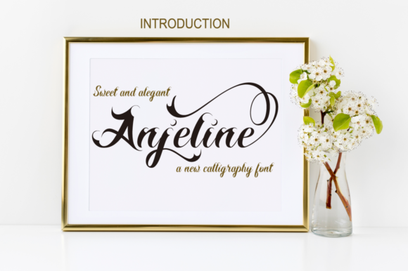 Anjeline: A Romantic Script Font for Marketers