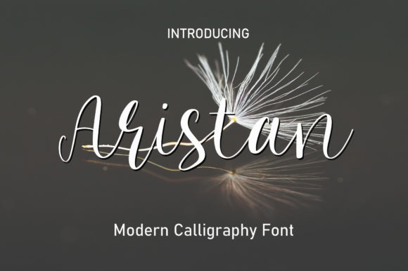 Aristan: A Romantic Script Font for Editorial Design