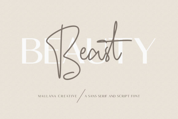 Beauty Beast Duo Typeface Review for Modern Brand Identity