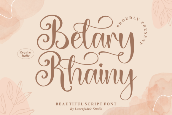 Belary Rhainy: A Script Font That Elevates Brand Identity