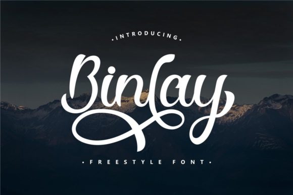 Binlay: The Distinct Script Handwritten Font for Campaign Visuals