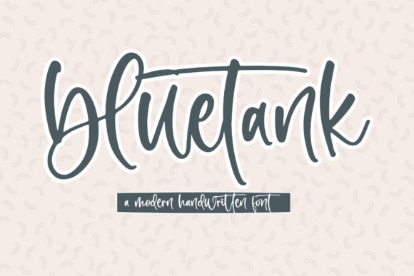 Bluetank Font: A Playful Script for Business Branding