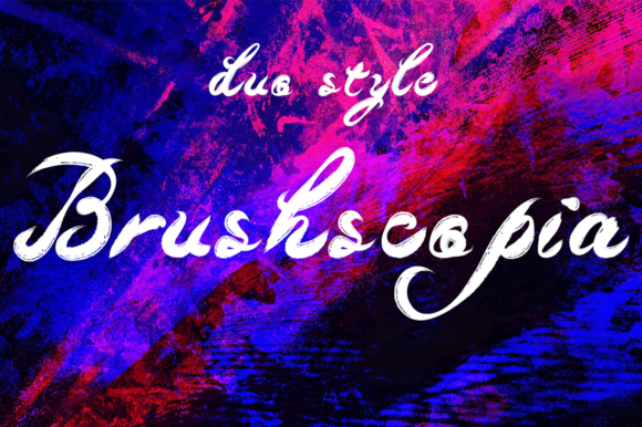 Brushscopia: A Playful Script Font for Creative Publishing