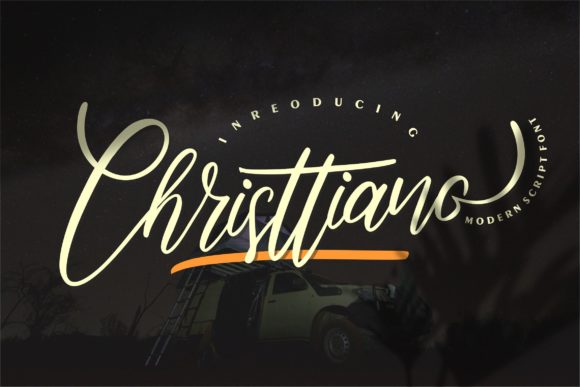 Christtiano: The Script Handwritten Font for Magical Brand Identity