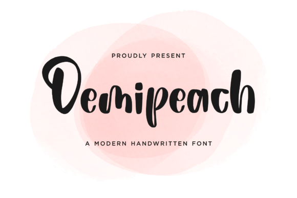 Demipeach Font: Elevate Your Brand with Trendy Script Typography