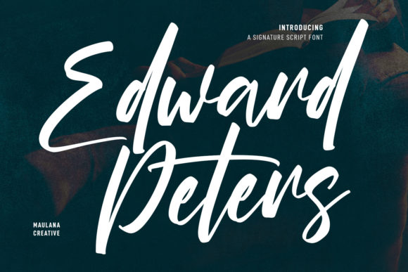 Edward Peters Font: A Script Typeface That Feels Just Right