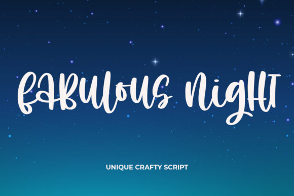 Fabulous Night Free Download: A Chic Script for Designers