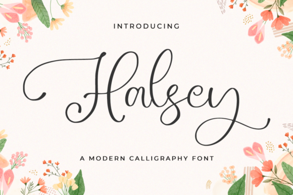 Halsey Script Font for Elegant Craft Projects