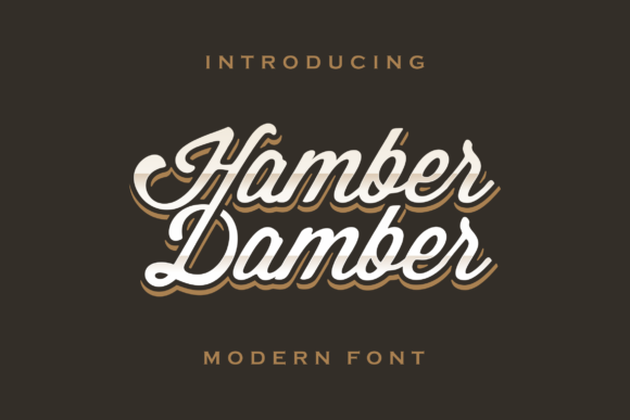 Hamber Damber: A Bold Script Font for Impactful Campaigns