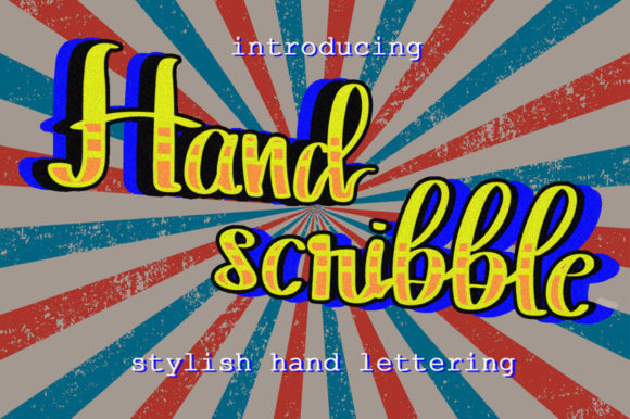 Hand Scribble: A Vintage Script Font for Distinctive Web Design
