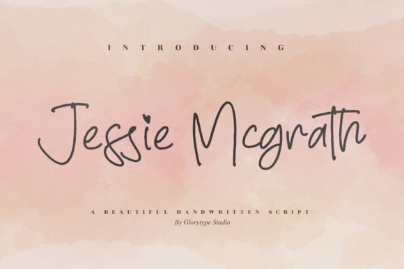 Jessie Mcgrath Font Review: A Script for Relaxed Branding