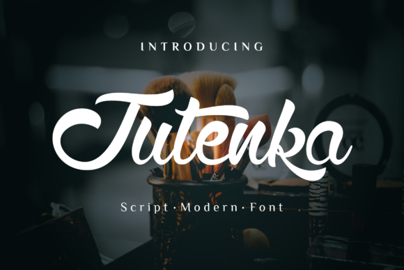 Jutenka Script Font for Bold and Beautiful Craft Projects