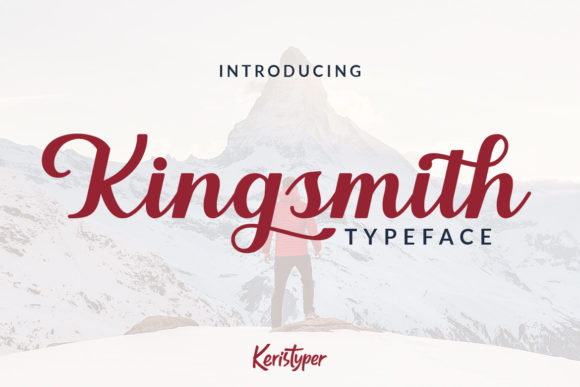 Kingsmith Font for Handmade Creations and Vintage-Inspired Designs