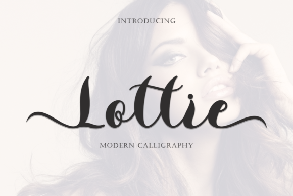 Lottie Font for Campaign Design and Stylish Typography