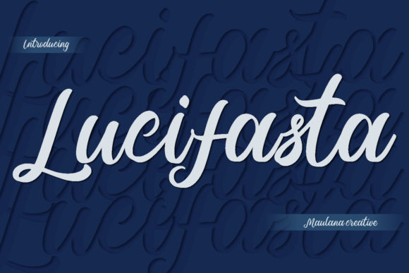 Lucifasta: A Script Font for Modern, Whimsical Typography