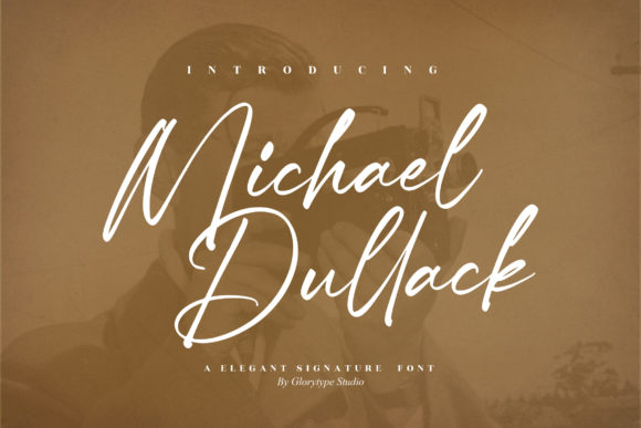 Michael Dullack Font Review: A Handwritten Script for Editorial Elegance