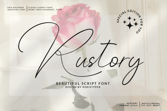 Rustory Font Review: A Delicate Script for Stunning Designs