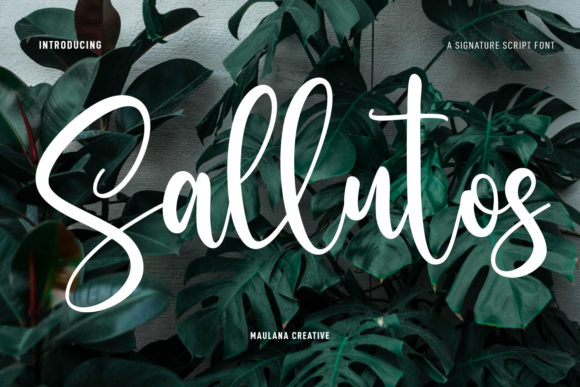 Sallutos Font Adds Personality to Your Campaigns