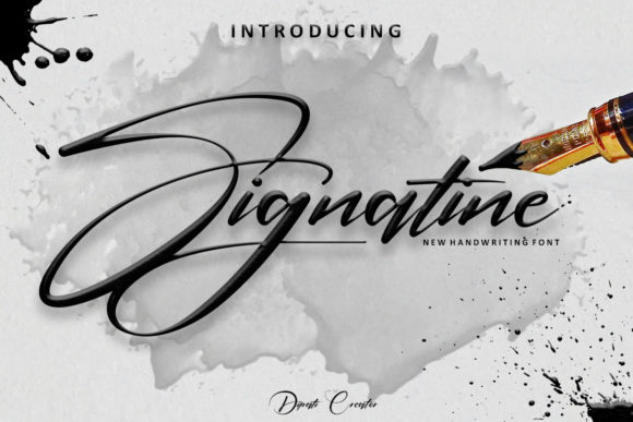 Signatine: The Elegant Script Font for Campaign Design