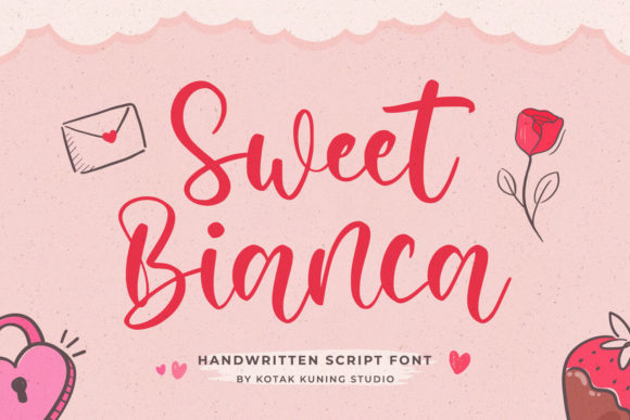 Sweet Bianca Script Handwritten Font for Boutique Branding