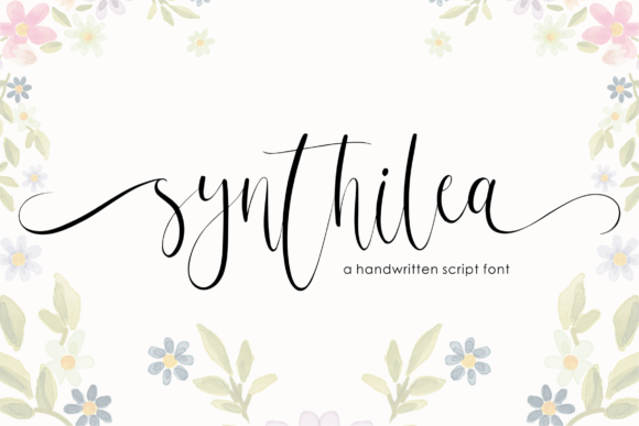 Synthilea: A Graceful Script Font for Digital Design