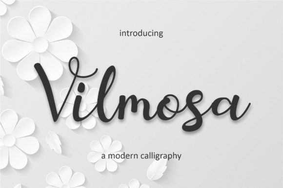 Vilmosa Font for a Sweet and Whimsical Brand Boost