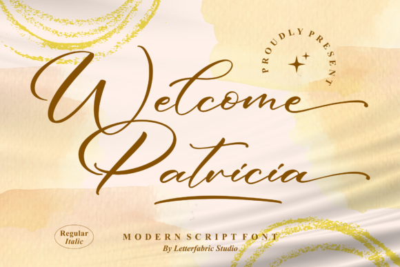 Welcome Patricia: A Script Font for Creative Makers